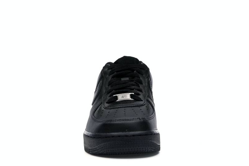 Nike Nike Air Force 1 Low '07 -- Triple Black —  — view 2