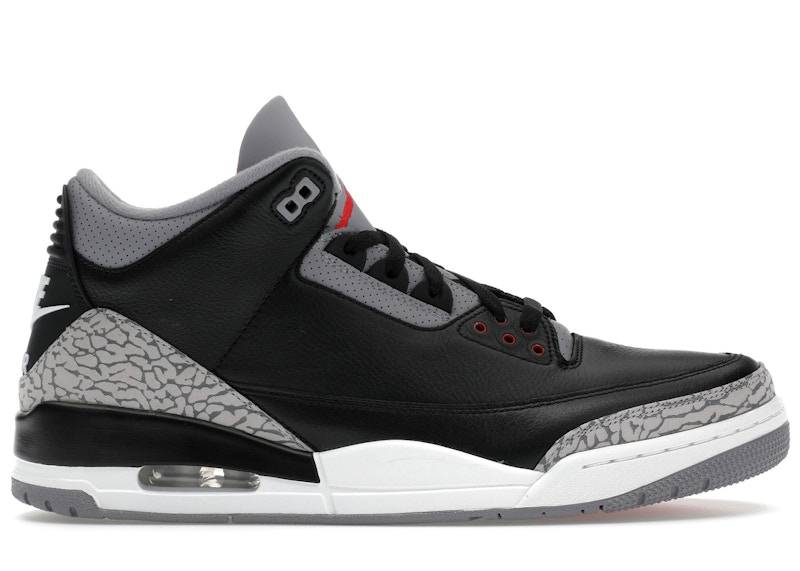 Jordan Air Jordan 3 Retro -- Black Cement (2024) — 