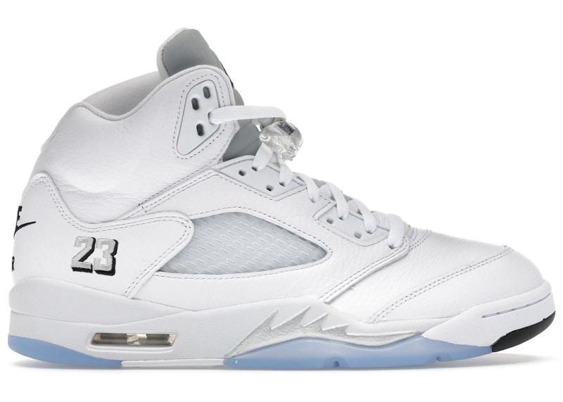 Jordan Air Jordan 5 Retro -- White Metallic (2026) — Air Jordan 5 Retro -- White Metallic (2026)